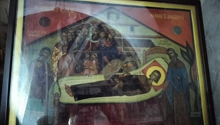 Falling Asleep of St. John Lampadistes [CREDIT: UOJ-USA/Benjamin Dixon]