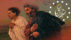 No, St. John Didn’t Brag About Beating St. Peter in a Foot Race