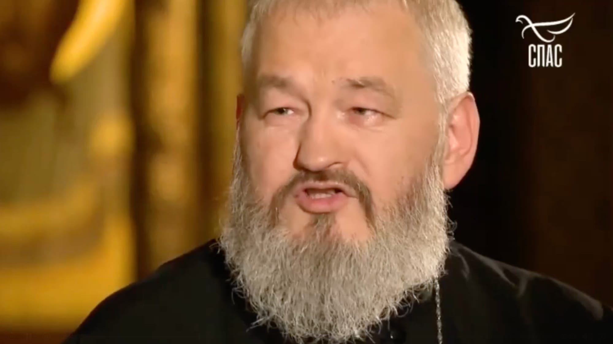 Screenshot of the Spas television interview