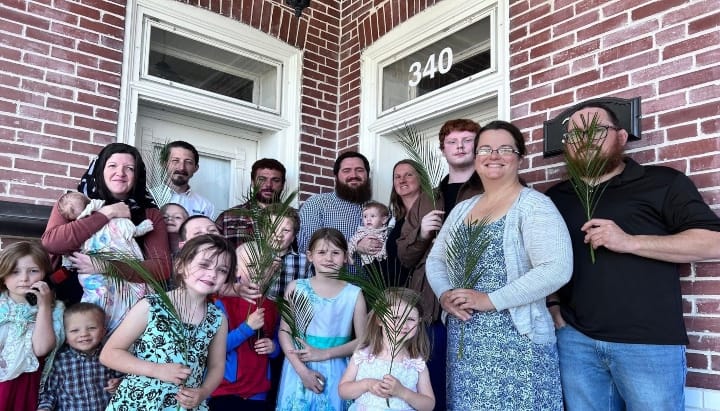 Members of the St. Justin parish. Photo: Seth Williams