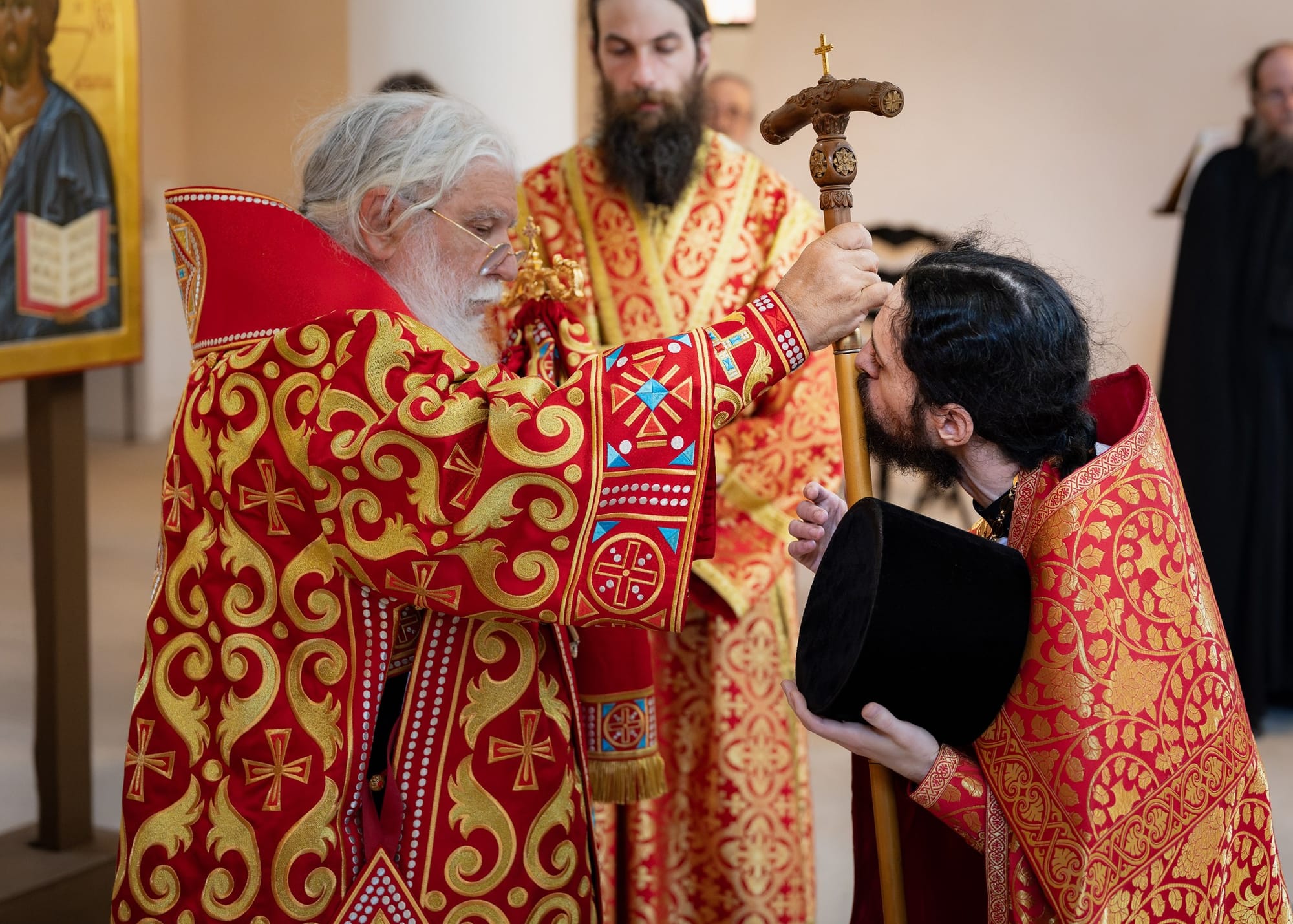 Bsp. Luke Installs Igumen Gabriel As Abbot Of Holy Cross Monastery - photo 1