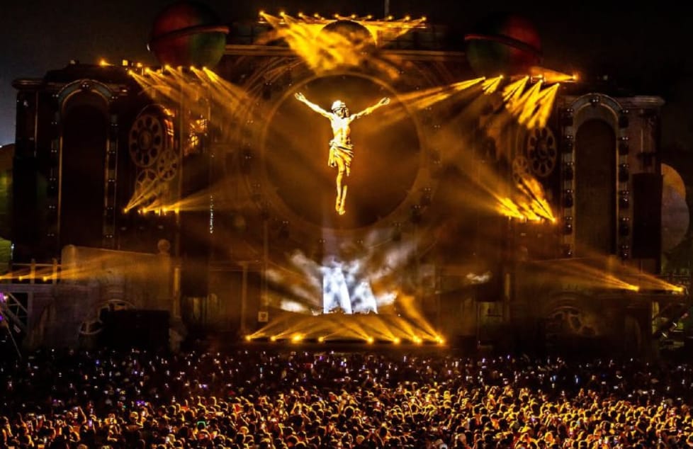 An image from the rave event. Photo: nerdsmedia