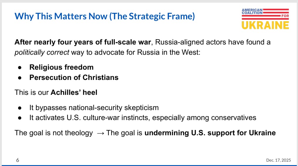 The Society of St. John did not advocate for an end to U.S. support for Ukraine, but rather that accountability measures be put in place to ensure tax dollars aren't funding the persecution of Christians. Photo: UOJ-USA