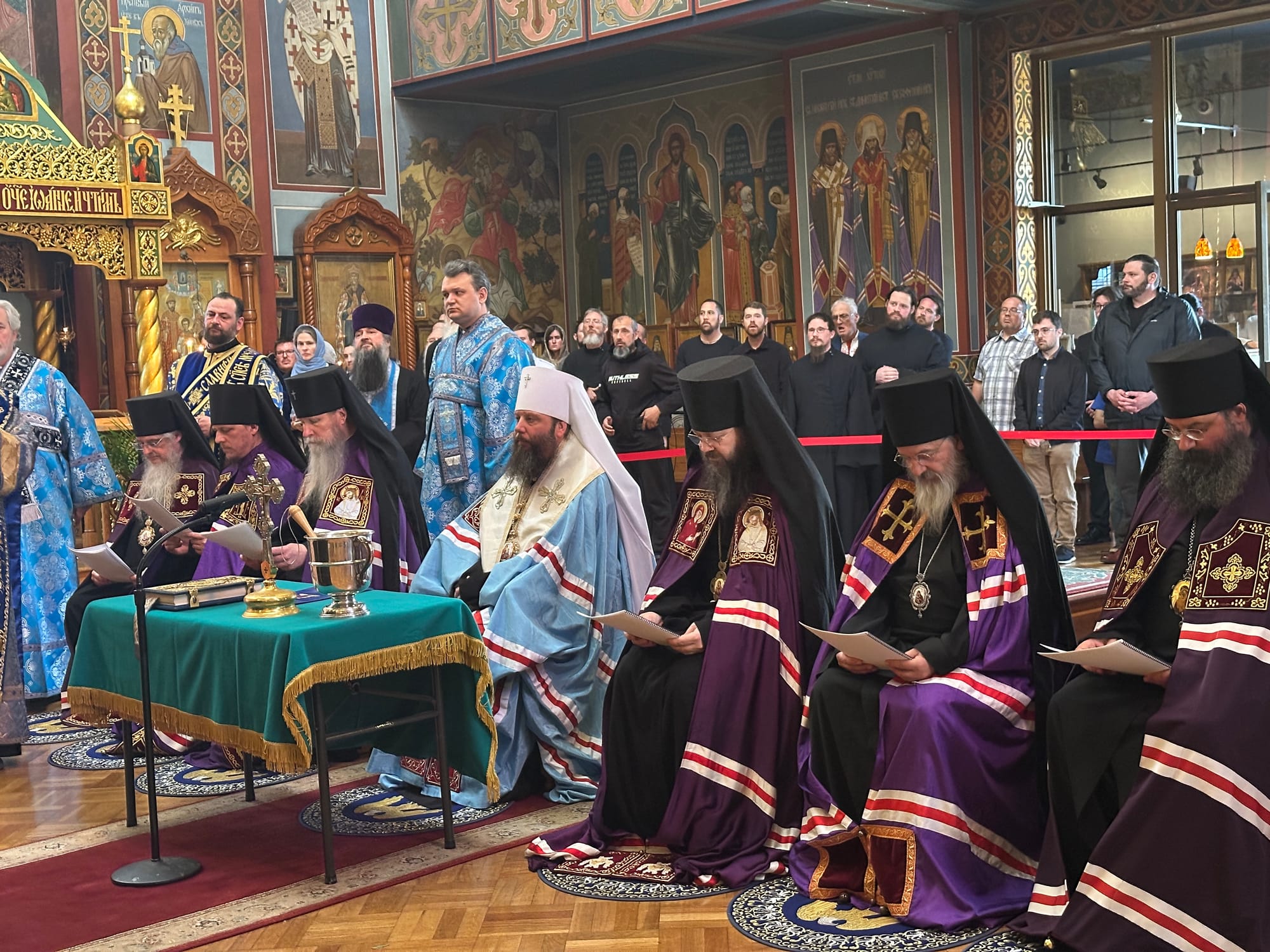 Several hierarchs were in attendance for the consecration of His Grace Bp. Peter of Seattle. Photo: Kyria Gorny