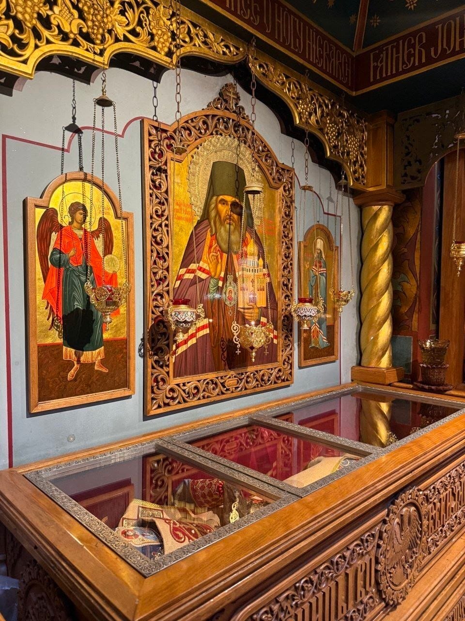 The incorrupt relics of St. John Maximovitch. Photo: mospatusa.com