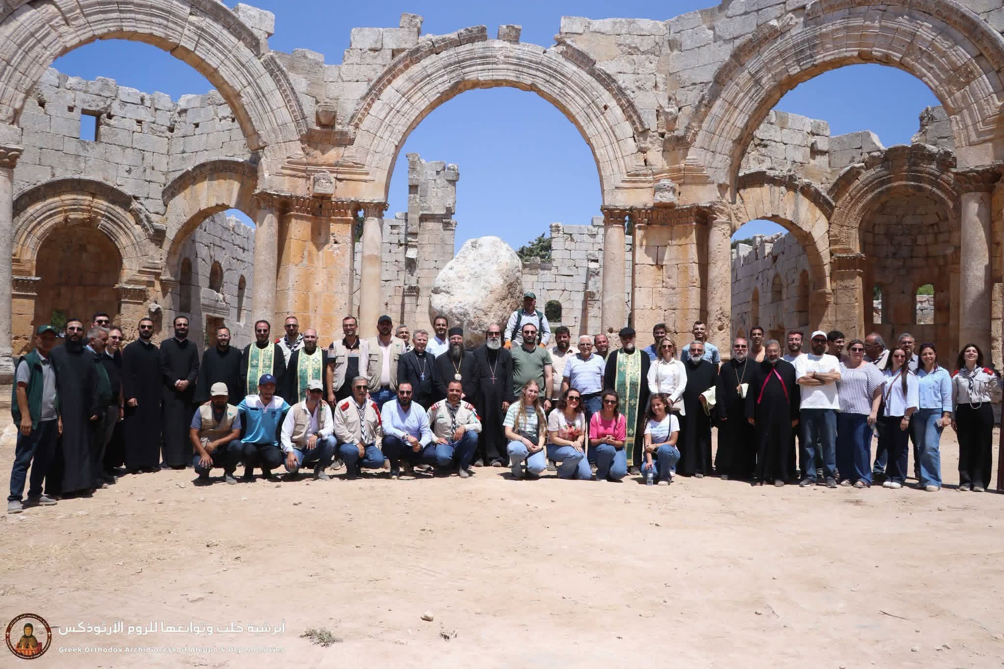 Stylite Pillar of St. Simeon the Stylite Rises Again in Aleppo - News - Union ...