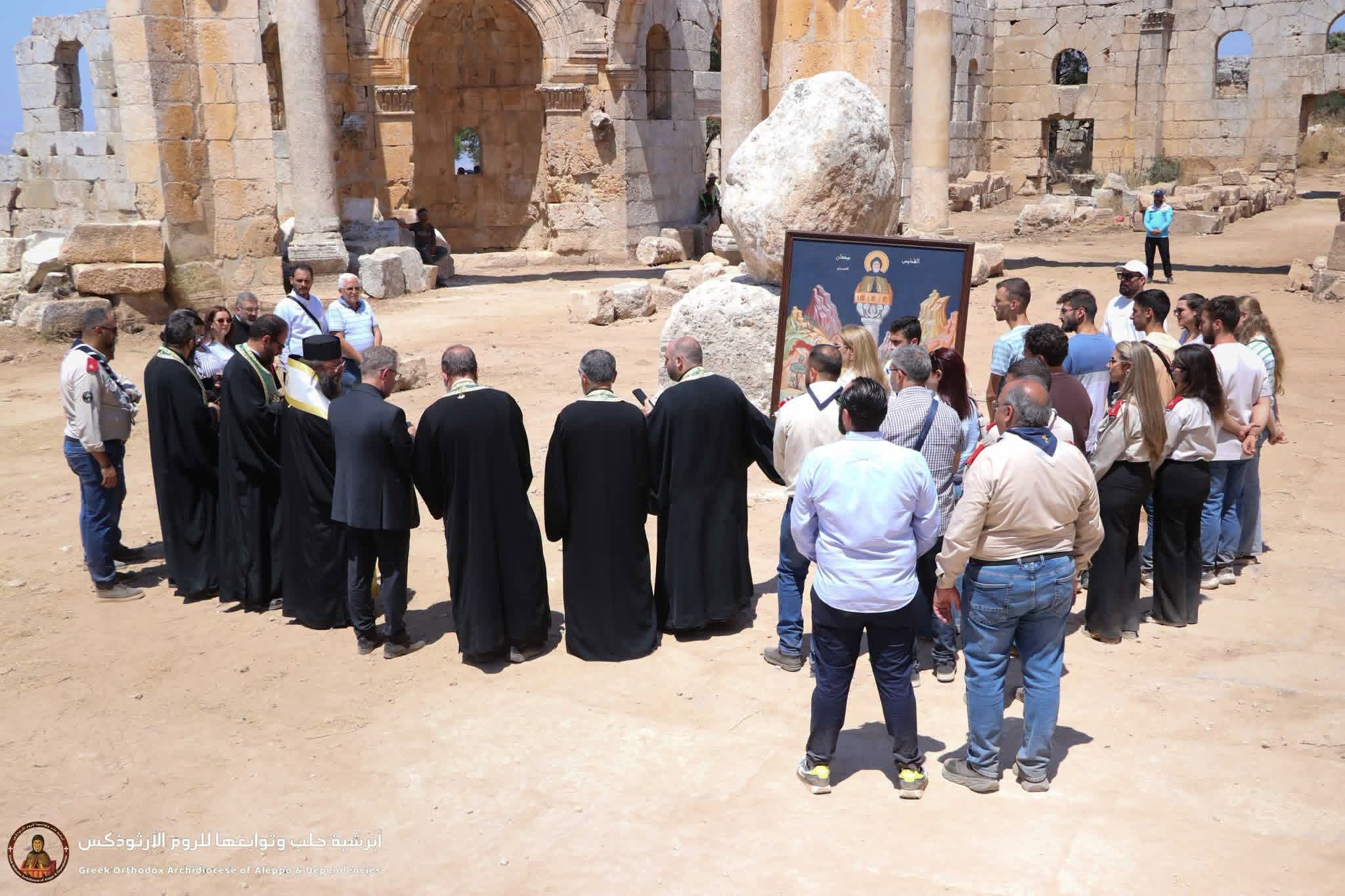Stylite Pillar of St. Simeon the Stylite Rises Again in Aleppo - News - Union ...