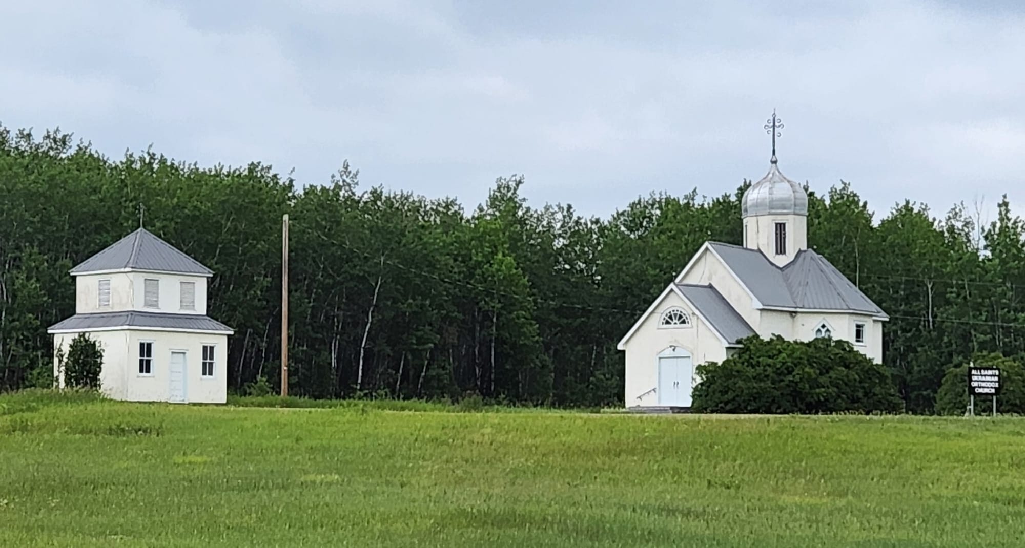 A look at All Saints Ukrainian Orthodox Church when it was still standing. Photo: globalnews.ca
