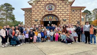 Members of St. Simeon Serbian Orthodox Church at their "Fall Family Day." Photo: easterndiocese.org