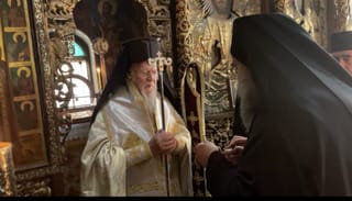 Bartholomew on Mt. Athos. Source: Orthodox Times