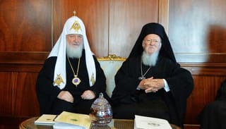 Patriarchs Kirill and Bartholomew. Photo: Phanar Press Service