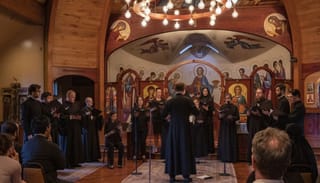 St. Vladimir's Seminary choir performing at a past event. Photo: svots.edu