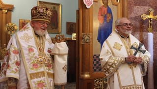 Met. Antony and Abp. Daniel of the UOC of the USA. Photo: Ukrainian Orthodox Church of the USA