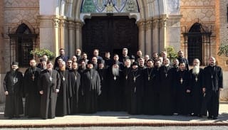 Clergy of the Western European Vicariate of the UOC. Photo: vzcz.church.ua