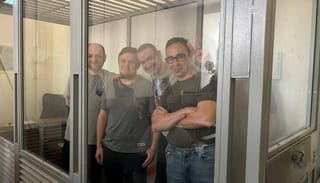 IMAGE: UOJ journalists imprisoned by the FSB.