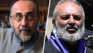 Archbishops Bagrat Galstanyan and Mikayel Ajapahyan. Photo: Sputnik Armenia