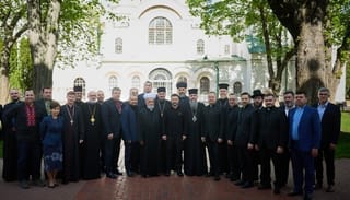 Zelensky with UCCRO members. Photo: OP