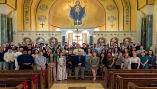 This year's Connect Conference concluded in Washington, D.C. this past Sunday. Attendees are pictured at St. Sophia Greek Orthodox Cathedral. Photo: Connect Conference for Orthodox Young