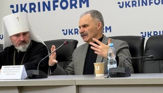 Yelensky discusses the exemption of UOC clergy with Kush. Photo: DESS's Facebook