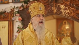 Screenshot of Archbishop Alexei's homily. Credit: Russian Orthodox Diocese of Sitka and Alaska