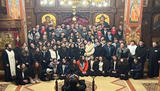 Attendees are pictured at a previous youth camp. Photo: newgracanica.org