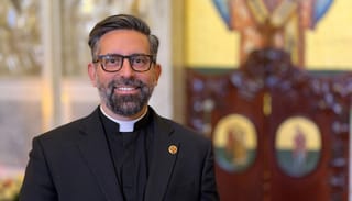 The Rev. Protopresbyter Panagiotis Papazafiropoulos. Photo: Leadership 100