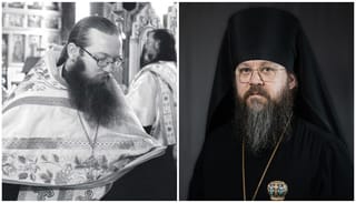 Fr. Ignatius Green and His Grace Bp. Irenei. Photo: Holy Trinity Publications
