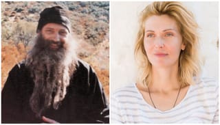 Fr. Seraphim Rose and Yelena Popovic. Photos: ACROD (left) and Basilica News Agency (right)