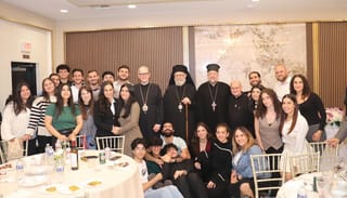 Metr. Saba visits St. George Orthodox Church of Upland, CA. Photo: antiochian.org