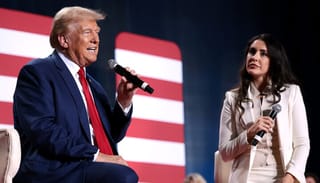 Rep. Anna Paulina Luna with President Donald Trump. Photo: Newsweek