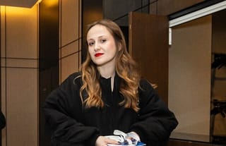Yana Korniychuk, who "investigated" the monastery-based school. Photo: Yana Korniychuk/Facebook