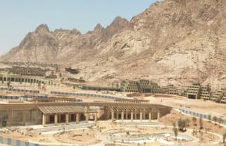 A look at the Great Transfiguration Project, a "grand initiative set to transform the captivating mountainous landscapes of St. Catherine city in South Sinai." Photo: Egypt Today