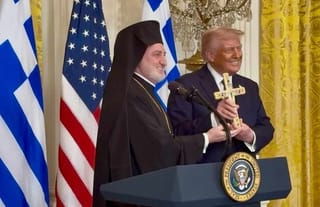 Abp. Elpidophoros: Trump reminds me of Constantine the Great