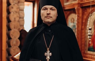 Hieromonk Arseny. Photo: Peschansky Monastery / Facebook