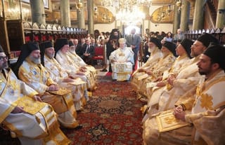 Patriarchal and Synodal Liturgy at the Phanar for the First Ecumenical Council. Photo: Nikos Papachristou/Ecumenical Patriarchate