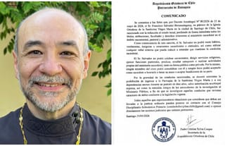 Francisco Salvador Broussaingaray, now former priest of the Antiochian Patriarchate's Archdiocese of Chile, has been laicized as of May 22, 2026. Photo: revistadiologos.uc.cl