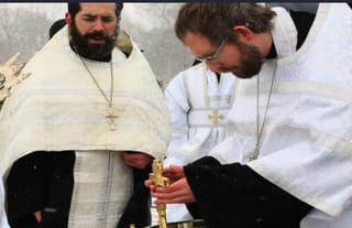 The Blessing of the Waters was celebrated by the faithful of St. Nicholas Church in Mentor, Ohio. Photo: domoca.org