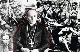 The Archbishop of Genocide and that which he blessed: according to the data of several sources (e.g. The International Commission for the Truth about Jasenovac), as many as 1400 Catholic