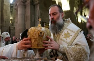 Patr. Shio III of Georgia. Photo: Giorgi Arjevanidze/AFP