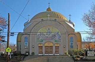 Holy Resurrection Cathedral in Wilkes-Barre before its demolition. Photo: Orthodox Church in America