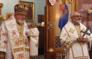 Met. Antony and Abp. Daniel of the UOC of the USA. Photo: Ukrainian Orthodox Church of the USA