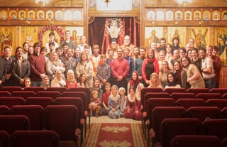 Parishioners of St. Stephen Antiochian Orthodox Church celebrate their patronal feast. Photo: Philip Wilson