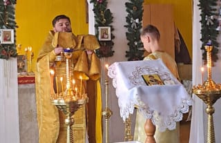 Fr. Serhiy Tymoshchuk, rector of the parish in Erfurt. Photo: Ukrainian Orthodox Church of Erfurt/Facebook