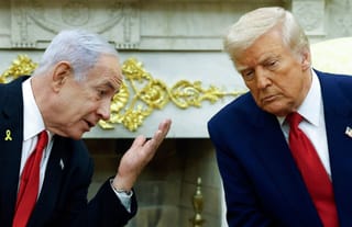 Israeli Prime Minister Benjamin Netanyahu and U.S. President Donald Trump. Photo: Kevin Dietsch/Getty Images