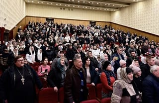 Turnout for the 8th Nativity Charity Festival of the UOC in Rivne. Photo: Rivne Eparchy