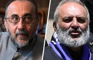 Archbishops Bagrat Galstanyan and Mikayel Ajapahyan. Photo: Sputnik Armenia