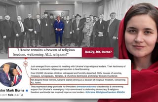 Young Ukrainian Woman Takes Pastor Mark Burns to School