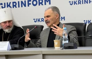 Yelensky discusses the exemption of UOC clergy with Kush. Photo: DESS's Facebook