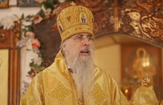 Screenshot of Archbishop Alexei's homily. Credit: Russian Orthodox Diocese of Sitka and Alaska