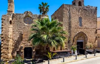 The Church of St. John the Baptist in Famagusta, Northern Cyprus, has been converted into a café-bar. Photo: Orthodoxia News Agency